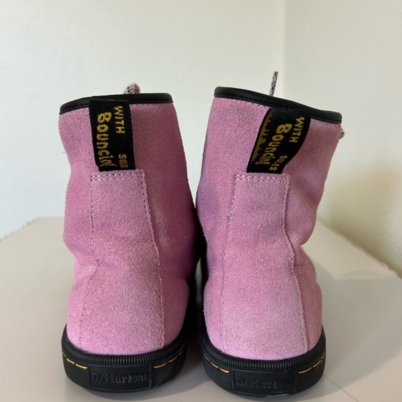 Dr. Martens Women’s Sheridan Pink Suede Lace Up Boots. Size 11. - Picture 6 of 13